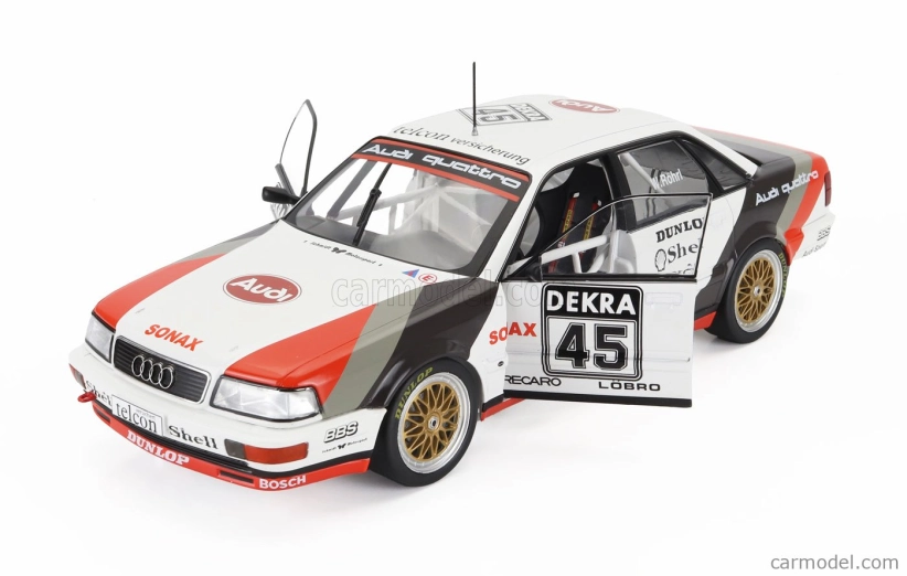 Werk83 Audi Quattro V8 Team Schmidt Motorsport Technik N 45 Dtm Sezóna 1990 Walter Rohrl 1:18 Bielo-sivá červená
