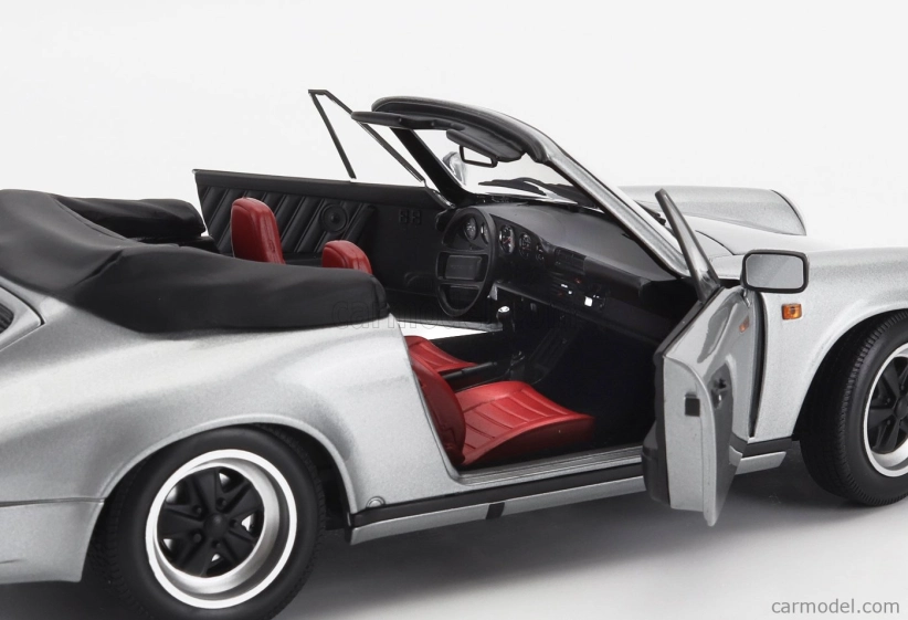 Minichamps Porsche 911 3.2 Carrera Cabriolet 1983 1:18 Grey Met