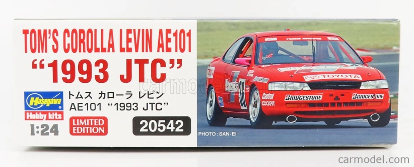 Hasegawa Toyota Corolla Levin (ae101) N Jtc Sezóna 1993 - N 36 - N 37 1:24 /