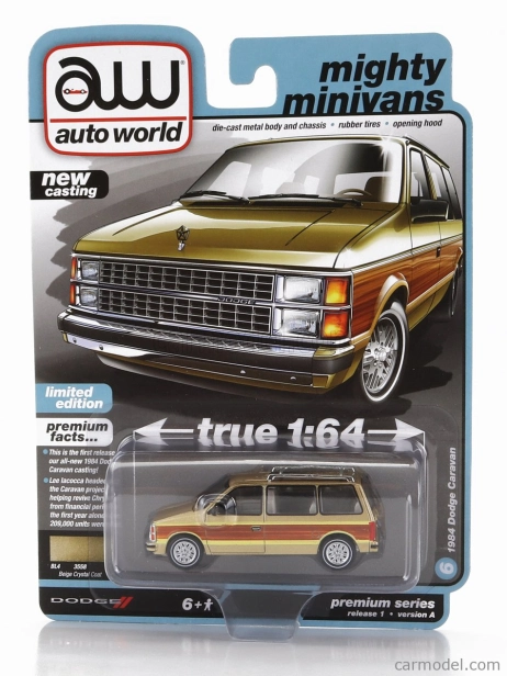 Autoworld Dodge Set Assortment 6 Pieces 1:64 Různé