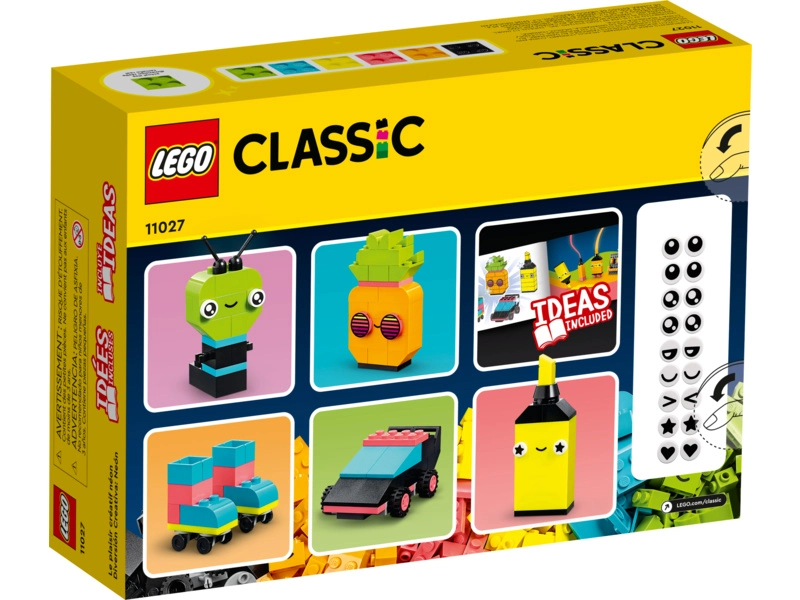 LEGO Classic - Neónová kreatívna zábava