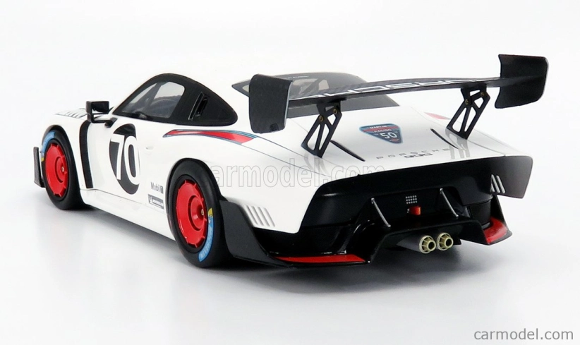 Minichamps Porsche 935 N 70 Martini Racing Spectrum Edition - Base 911 991-2 Gt2 Rs Coupe 2018 1:18 Bielo-červená