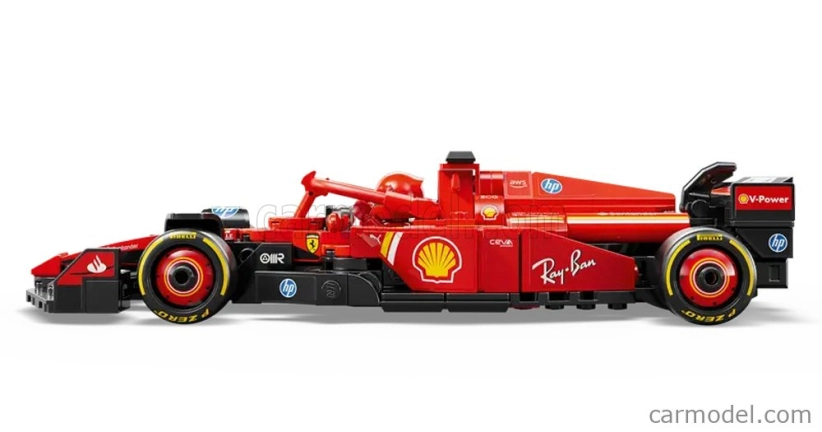 Lego Ferrari Lego Speed Champion - F1  Sf-24 Team Scuderia Ferrari Season 2024 - 275 Pezzi - 275 Pcs 1:25 Červená Černá