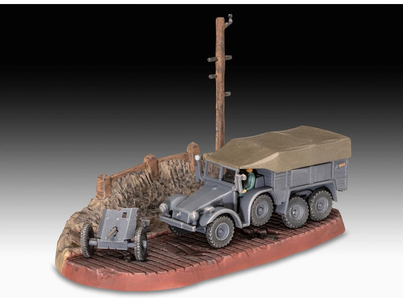 Revell Krupp Protze Kfz 69 with 3,7 cm Pak (1:76) (súprava)