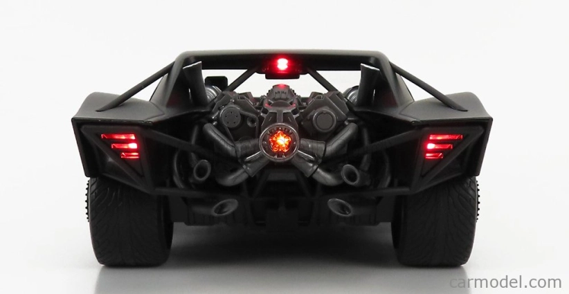 Jada Batman Batmobile With Figure 2022 - The Batman Movie 1:18 Matt Black