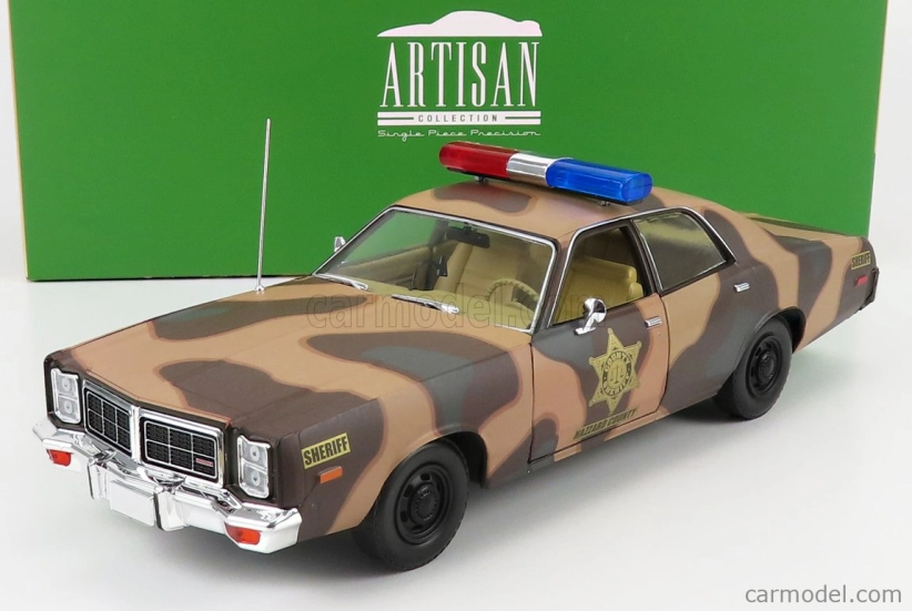 Greenlight Dodge Monaco Hazzard Police Hazzard County 1978 1:18 Camouflage