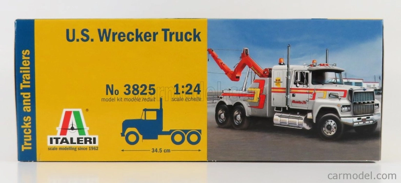 Italeri Ford usa 9000 Tractor Truck 3-assi 1986 Carro Attrezzi - Wrecker Road Service 1:24 /