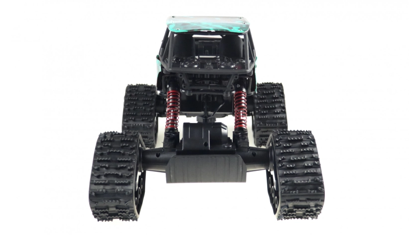 RC crawler CLIMBER s pásy i pneu, zelená