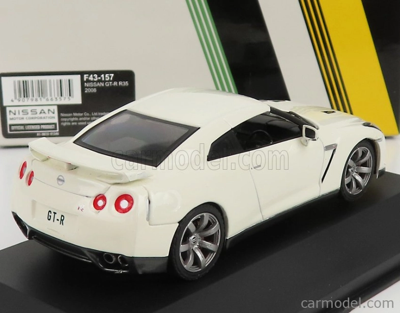 First43-models Nissan Gt-r (r35) Coupe 2008 1:43 Biela