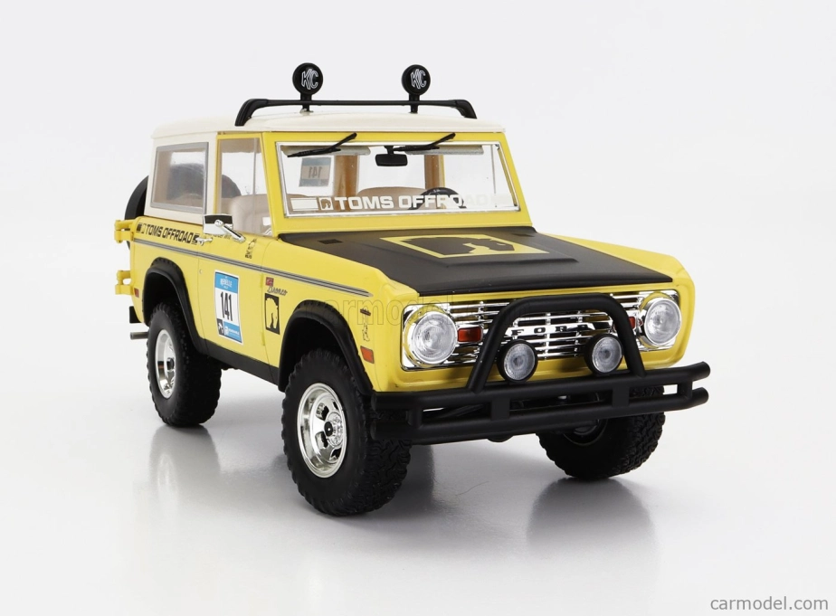 Greenlight Ford usa Bronco N 141 Rally Rebelle 1969 1:18 Žlutá Černá Bílá