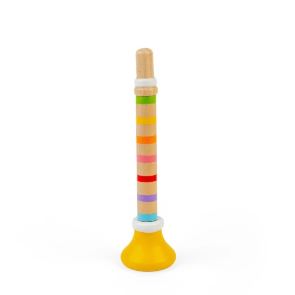 Bigjigs Toys Trumpetka 1 ks žlutá
