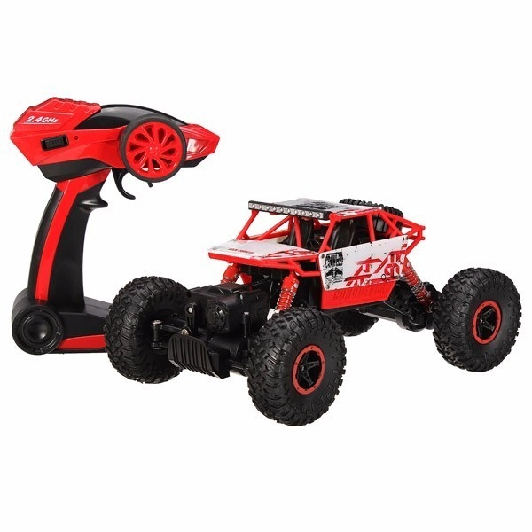 RC auto Conqueror 1:18, červená + náhradná batéria