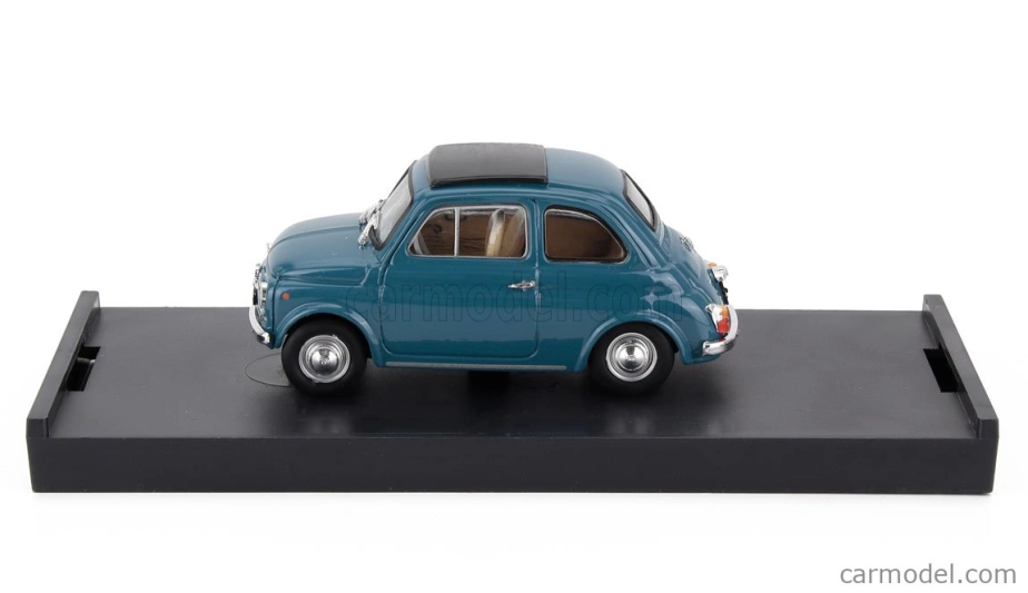 Brumm Fiat 500f Tetto Chiuso - uzavretý 1965 1:43 Modrá stredná