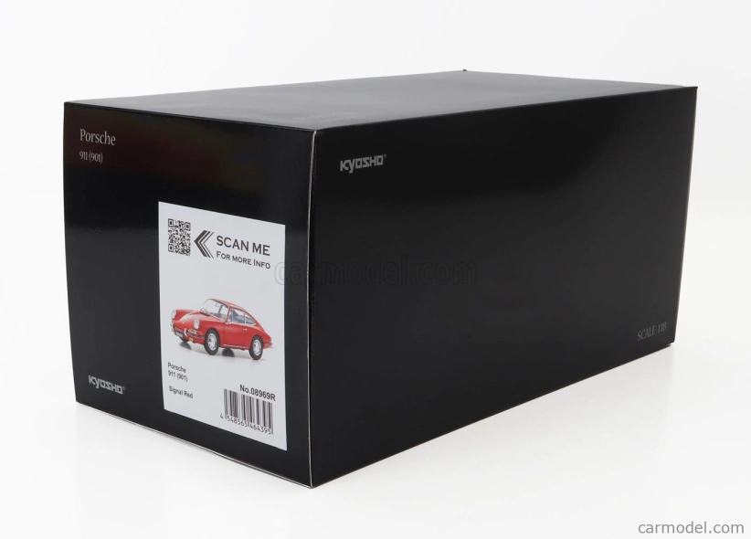 Kyosho Porsche 911 901 Coupe 1964 1:18 Značka Červená