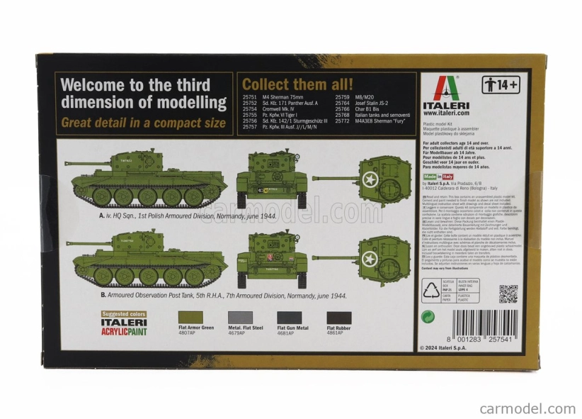 Talianeri Tank Cromwell Mk.iv Tank Military British Cromwell 1944 1:56 /