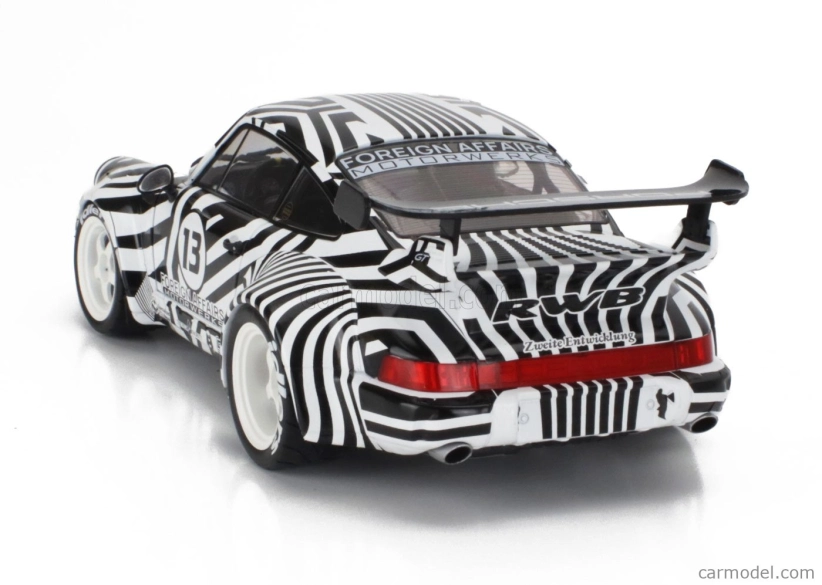 Solido Porsche 911 964 Rwb N 13 Body Kit The Zebra 1994 1:18 Bílá Černá