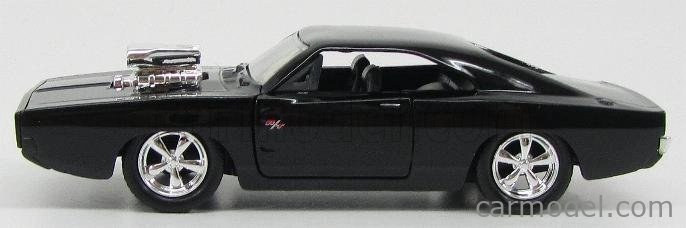 Jada Dodge Dom's Dodge Charger R/t 1970 - Fast & Furious 7 1:32 Black