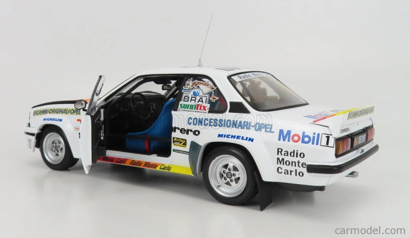 Sun-star Opel Ascona 400 (night Version) N 15 Winner Rally Internazionale Della Lana 1982 M.biasion - Rudy 1:18 Bílá