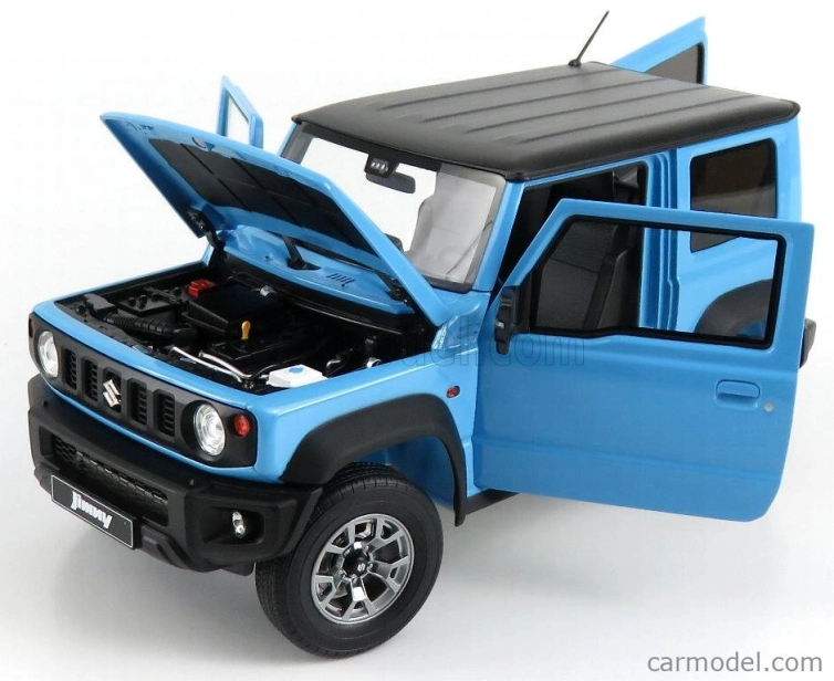 LCD model Suzuki Jimny Sierra 2018 1:18 Modrá