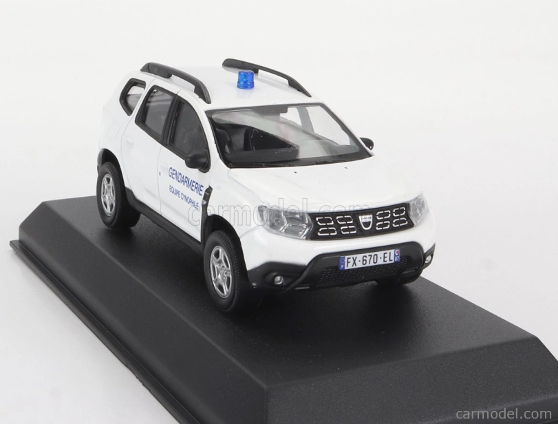 Norev Dacia Duster Police Equipe Cynophile 2020 1:43 Biela