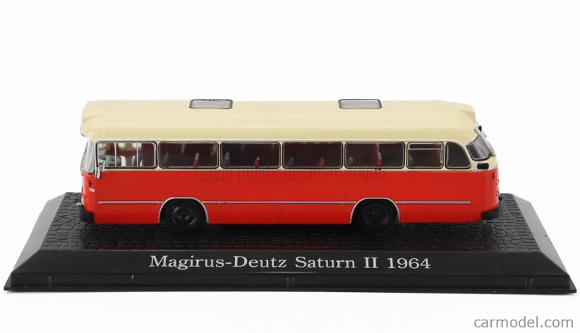 Edicola Magirus Deutz Saturn Ii Bus 1957 - poškodenie Zobrazovací box 1:72 Red Cream