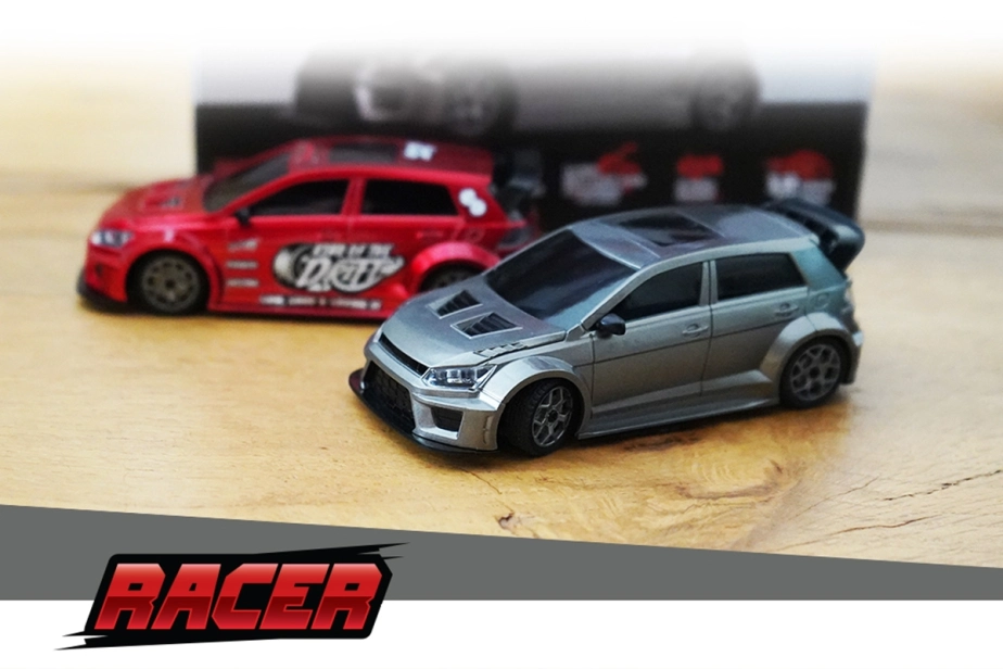 Myte R 1/43 pretekárske auto – sivé