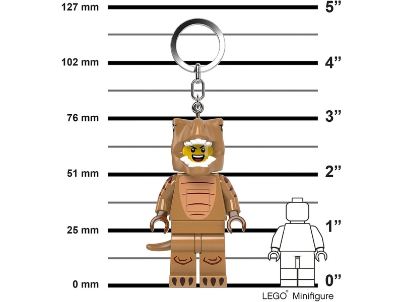 LEGO svietiaca kľúčenka - T-Rex