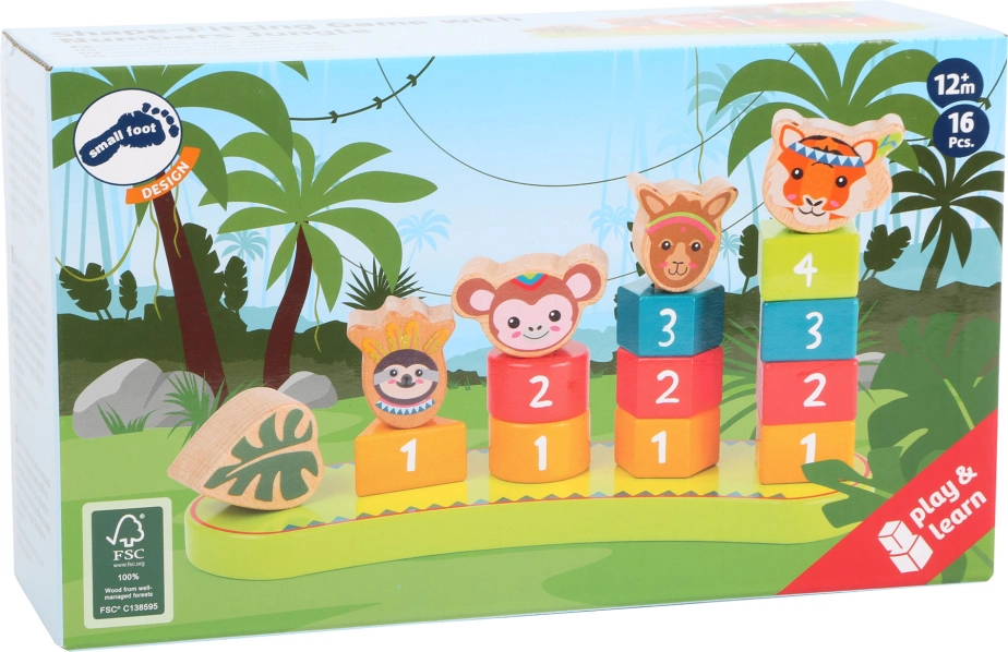 Drevené kocky Small Foot Jungle Dice