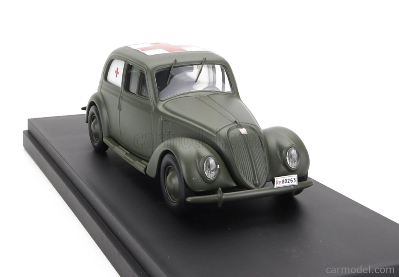 Rio-models Fiat 1500 Ambulanza Servizio Sanita' Militare 1940 1:43 Vojenská sivá