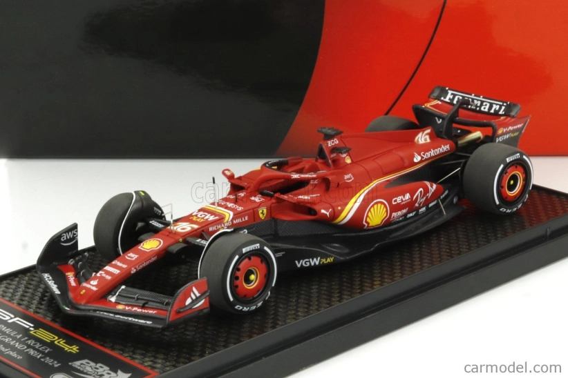 Bbr-models Ferrari F1 Sf-24 Team Scuderia Ferrari N16 Australian GP 2024 Charles Leclerc 1:43 Červená čierna