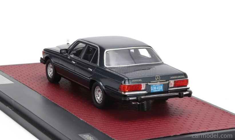Matrix scale models Mercedes benz S-class 300sd Turbodiesel (w116) Usa Version 1977 1:43 Blue Met