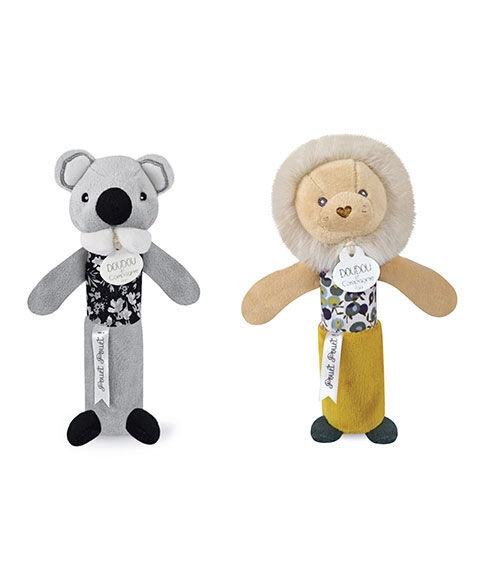 Doudou Pískacia hrkálka 17 cm 1 ks