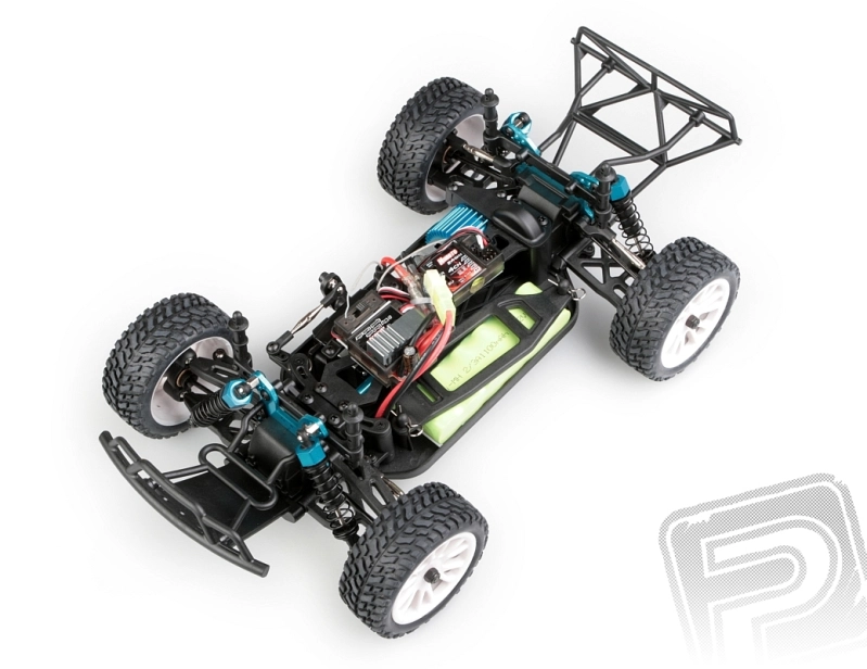 Himoto Short Course 1:16 RTR, červená