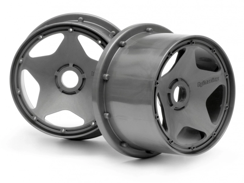 Zadné koleso Super Star Gunmetal (120X75Mm)