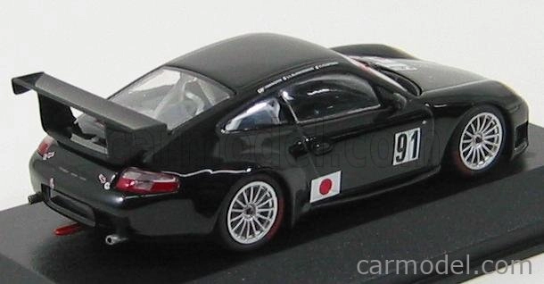 Minichamps Porsche 911 Gt3-rs T2m Motorsport N 91 Essais Du Mans 2005 Yamagishi Pompidou 1:43 Black