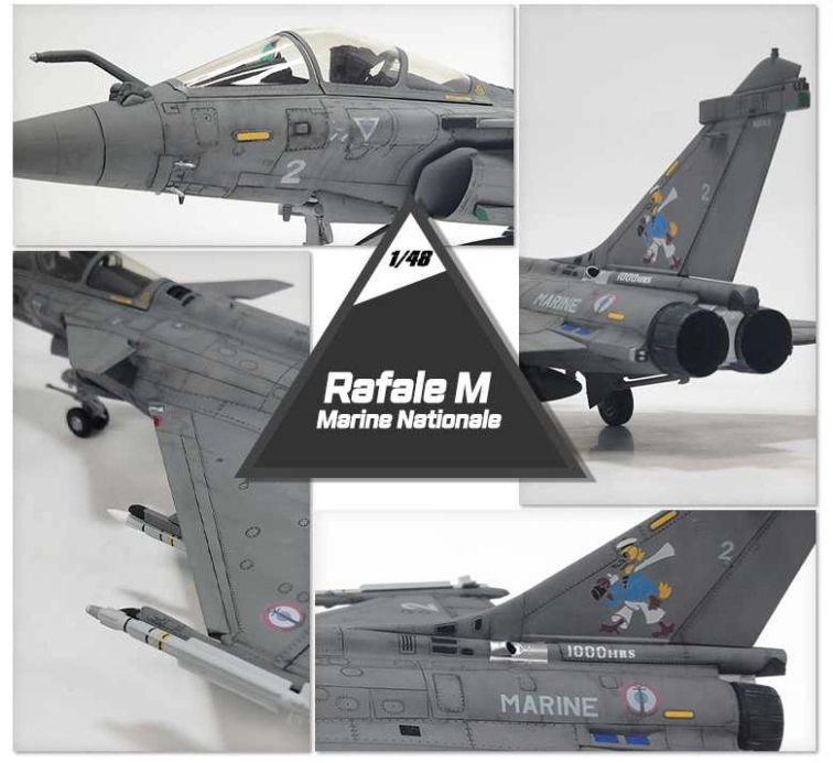 Model Kit letadlo 12368 - RAFALE M MARINE NATIONALE (1:48)