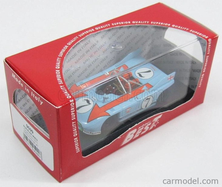 Najlepší model Porsche 908/3 Spider N 7 Targa Florio 1971 J.siffert - B.redman 1:43 Light Blue