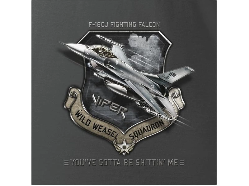 Antonio pánské tričko F-16CJ Fighting Falcon M