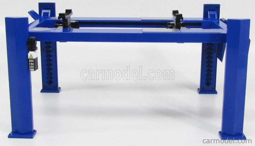 Greenlight Accessories Set Officina - Ponte Sollevatore Auto - Four Post Lift 1:18 Blue