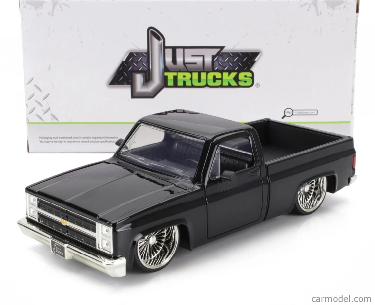 Jada Chevrolet C-10 Pick-up Custom 1985 1:24 Black