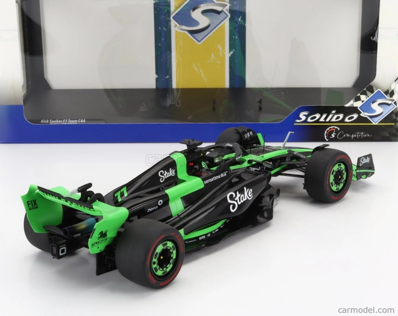 Solido Sauber F1 C44 Team Stake Kick N 77 Japan Gp 2024 Valtteri Bottas 1:18 Zelená Černá