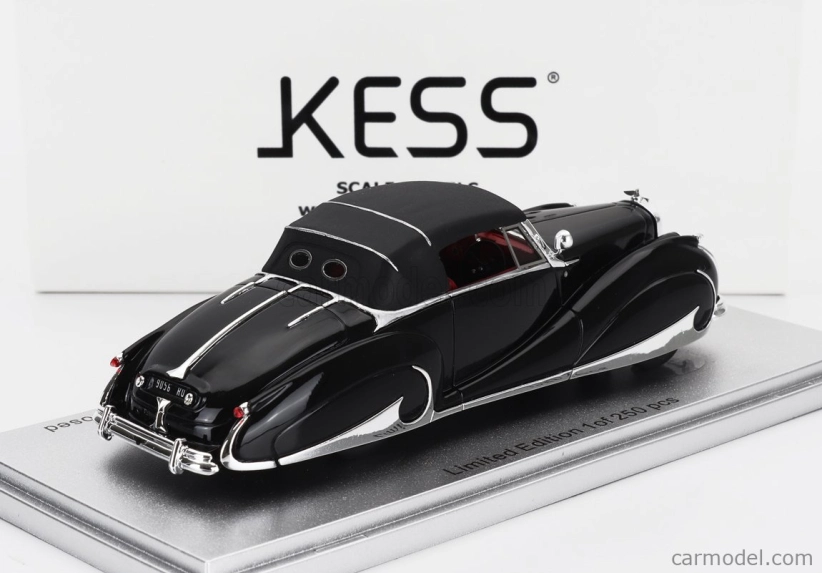 Kess-model Bentley Mk Vi Sn.b25071 Franay Drophead Coupe Cabriolet Closed 1947 1:43 Black