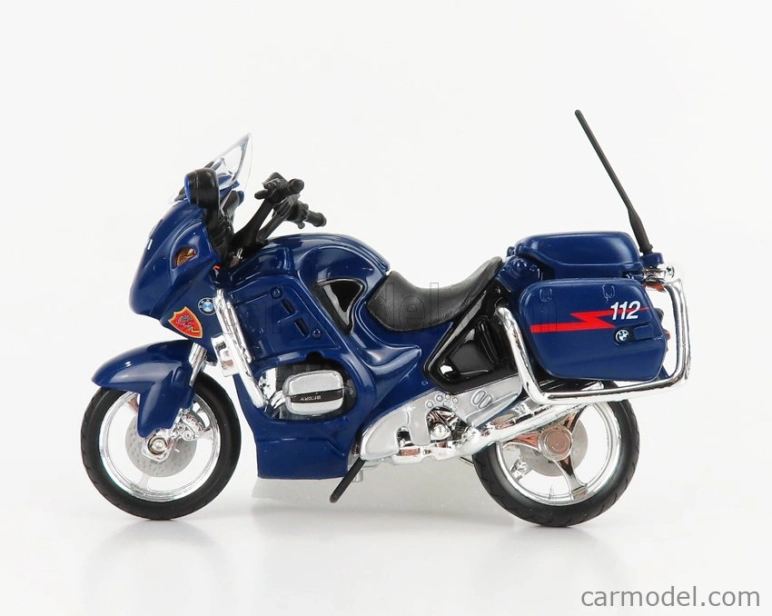 Bburago Alfa Romeo Giulia Carabinieri 2015 + Scale 1/18 R1100rt Carabinieri 2001 1:43 Blue