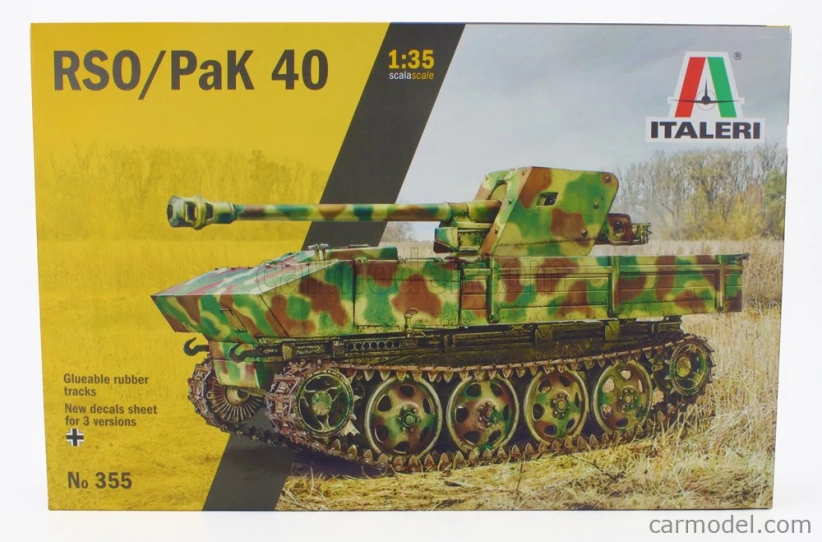 Italeri Tank Rso Pak40 Military 1945 1:35 /