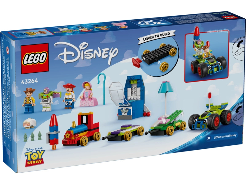 LEGO Disney - Slávnostný vlak a autíčko Toy Story