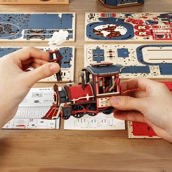 RoboTime 3D skladačka ROKR Power Express