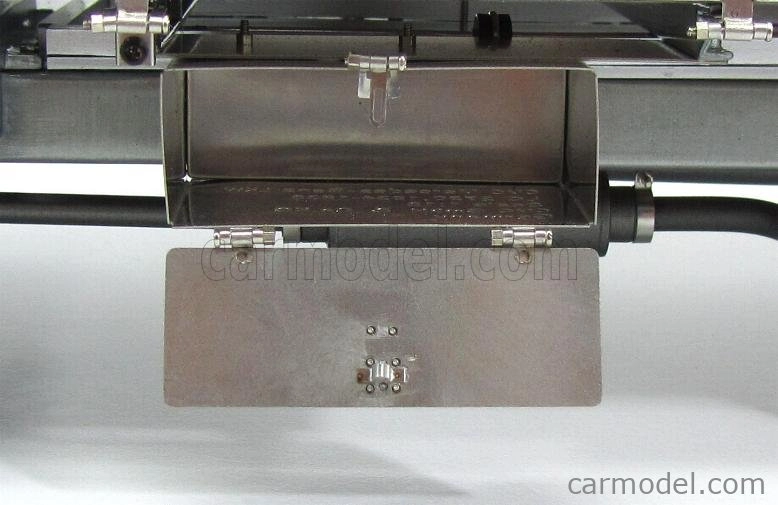 Cmc Mercedes Benz Lo2750 plošinový nákladný automobil s dreveným boxom Car Transporter 1936 1:18 sivé drevo