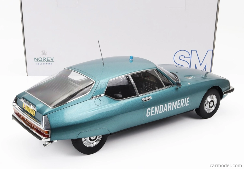 Norev Citroen Sm Maserati Gendarmerie 1973 1:12 Svetlomodrá
