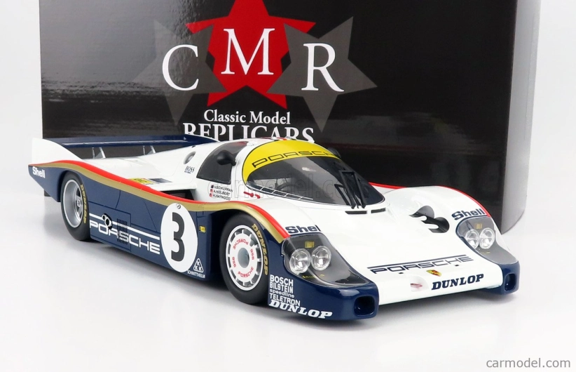 Cmr Porsche 956l 2.6l Turbo Team Rothmans Porsche N 3 Winner 24h Le Mans 1983 Al Holbert - Hurley Haywood - Vern Schuppan 1:12 Bílá Modrá