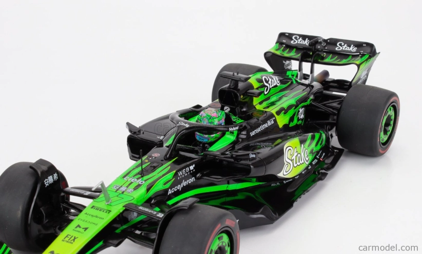 Solido Sauber F1 C44 Team Stake Kick N 77 Las Vegas Usa Gp 2024 Valtteri Bottas 1:18 Green Black